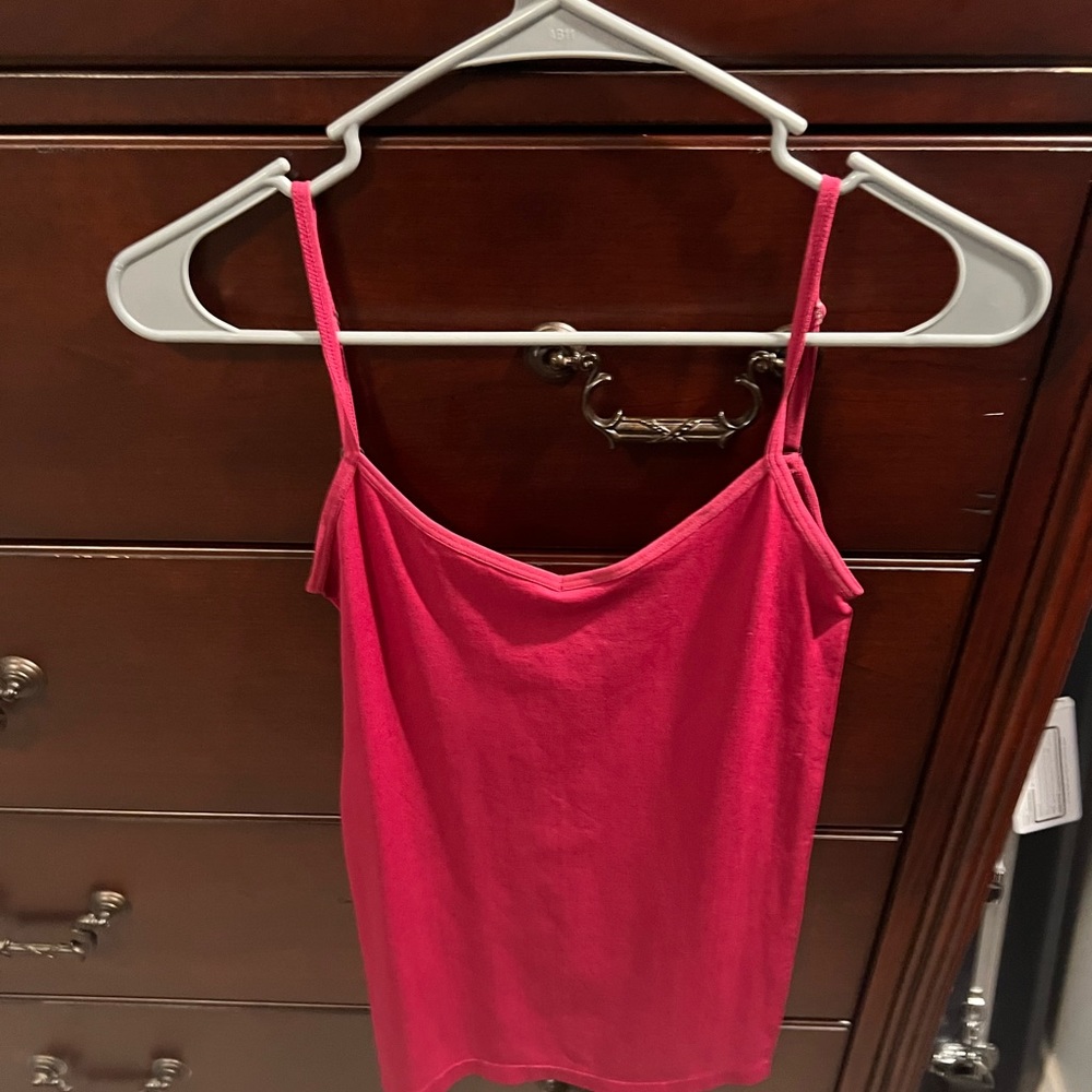 red/rose tank top